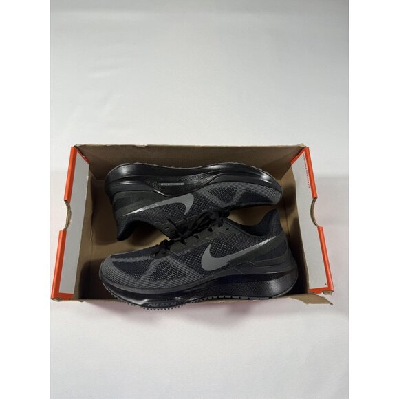New Nike Air Zoom Structure 25 Shoes Mens Size 7 Black Running DJ7883-006 - Picture 1 of 12
